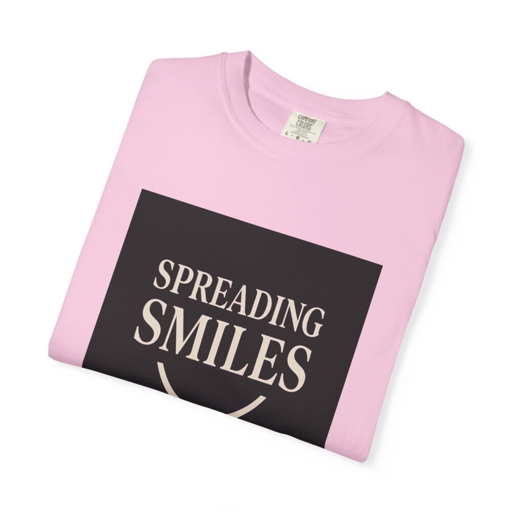 Spreading Smiles - Unisex Garment-Dyed T-Shirt - Image 31