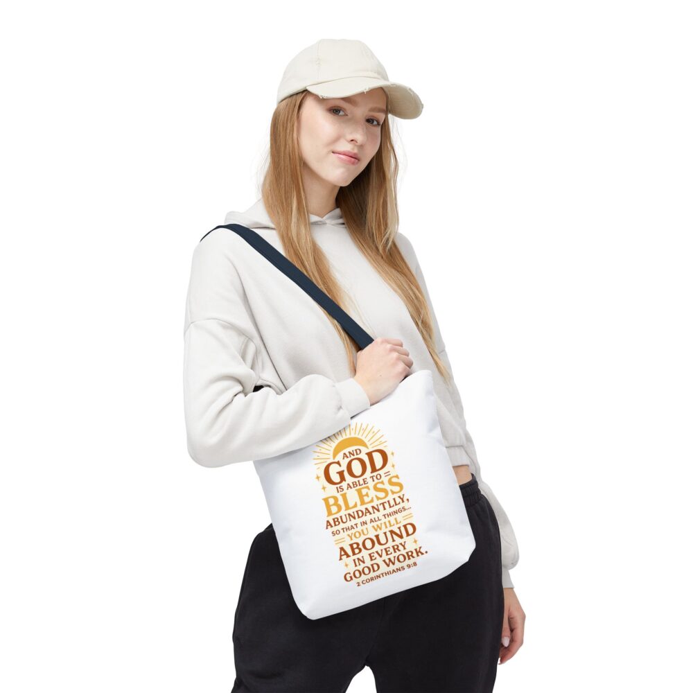 Inspirational Tote Bag, Motivational Tote, Christian Tote, Faith-Based Bag, Everyday Carryall, Religious Gifts - Image 12