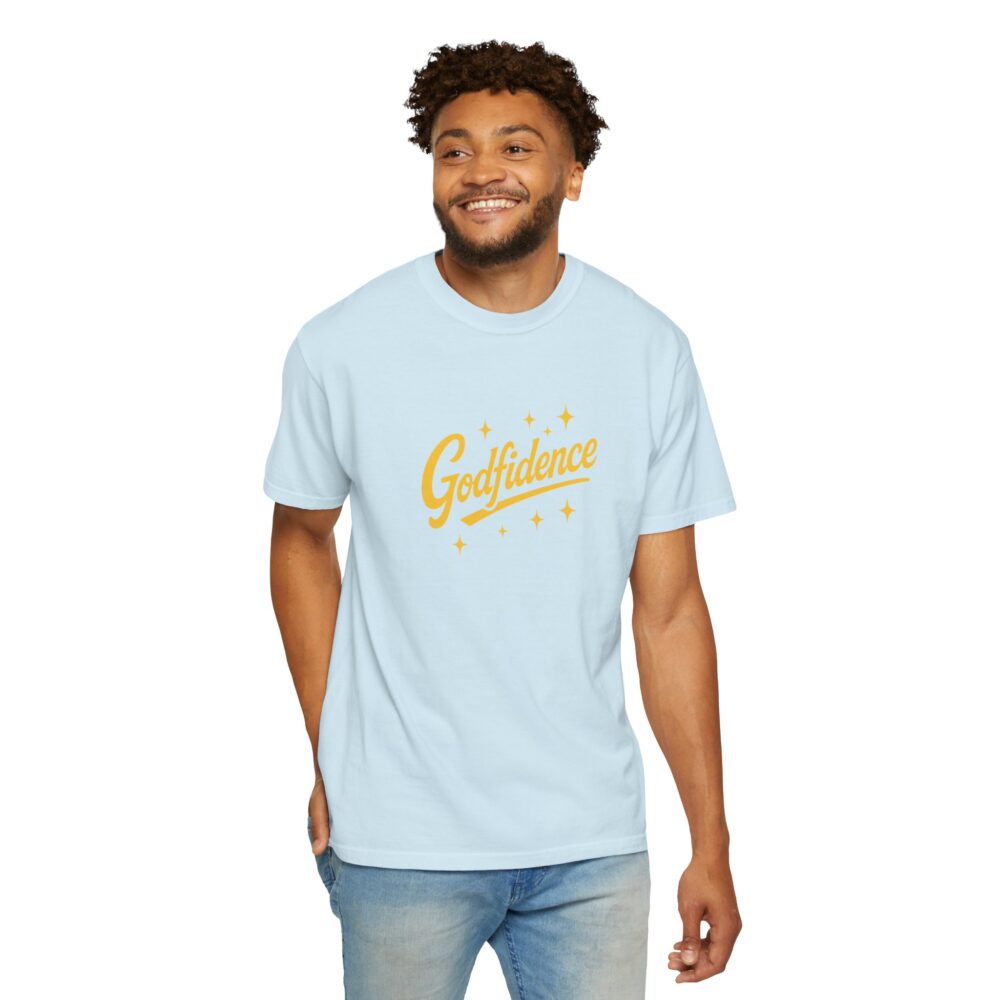 Godfidence Garment-Dyed T-Shirt, Unisex Tee, Inspirational Apparel, Casual Wear, Gift for Her, Motivational Clothing - Image 7