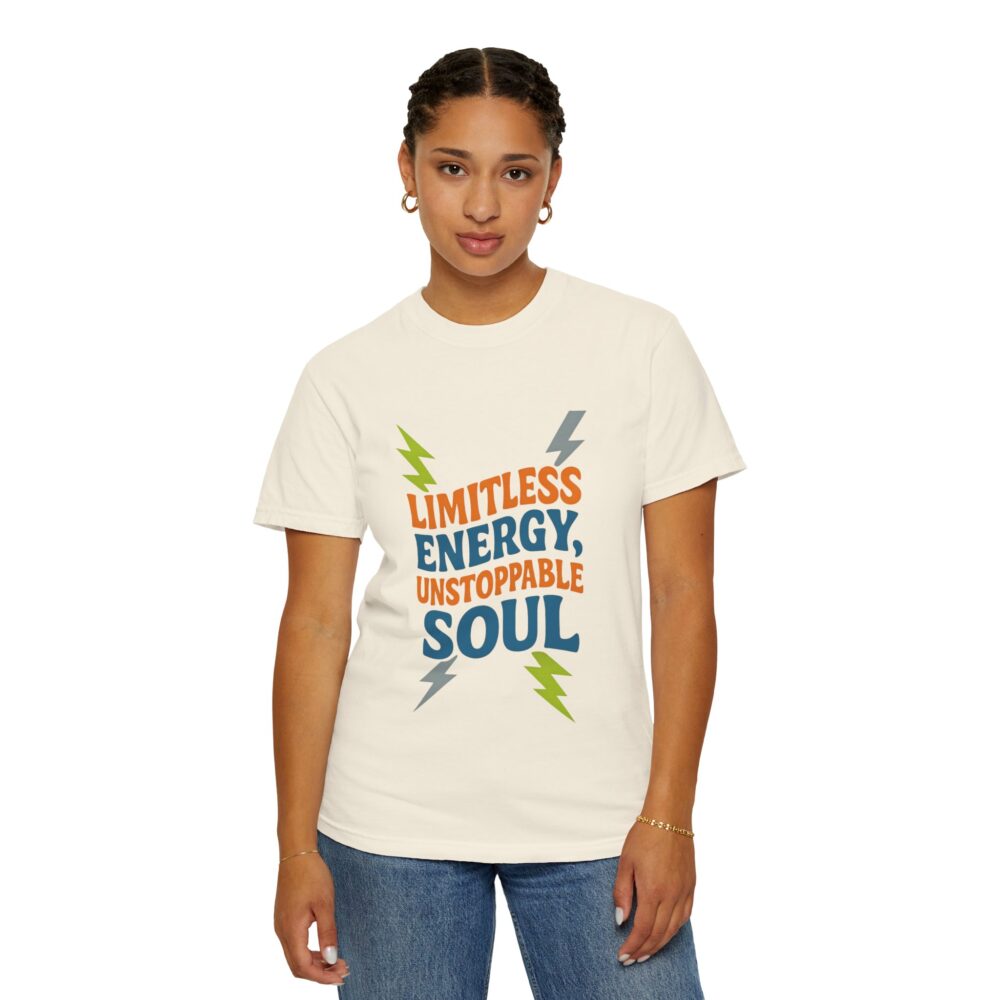 Limitless Energy Unisex T-Shirt, Motivational Tee, Inspirational Shirt, Gift for Fitness Lovers, Casual Wear for All Occasions - Image 11