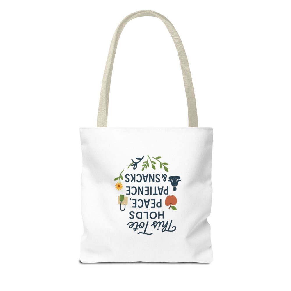 Peace & Patience Tote Bag | Inspirational Bag for Shopping, Beach, Gym, Gifts, Eco-Friendly Use - Image 14