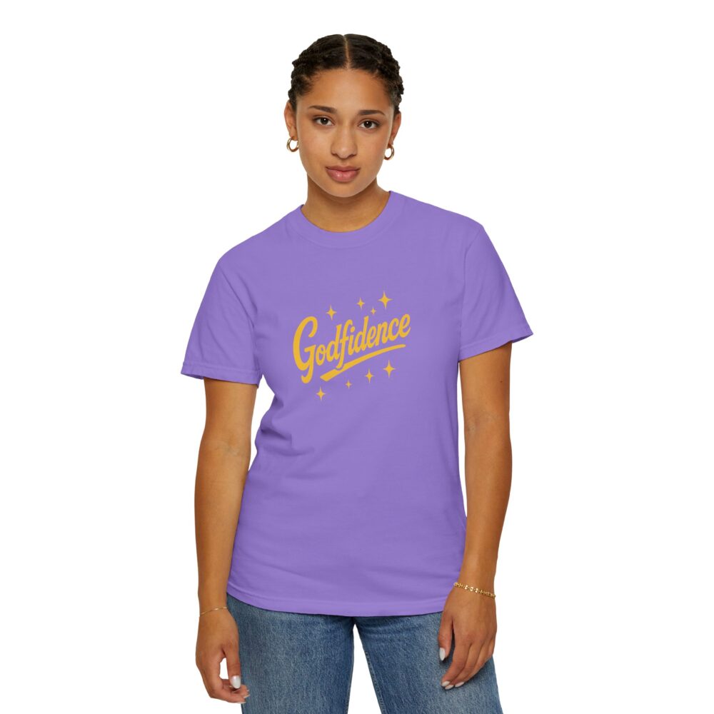 Godfidence Garment-Dyed T-Shirt, Unisex Tee, Inspirational Apparel, Casual Wear, Gift for Her, Motivational Clothing - Image 16