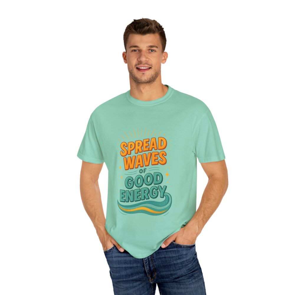 Good Energy T-Shirt, Unisex Tee, Eco-Friendly Apparel, Summer Vibes, Positive Message, Gift for Friends, Casual Wear - Image 13