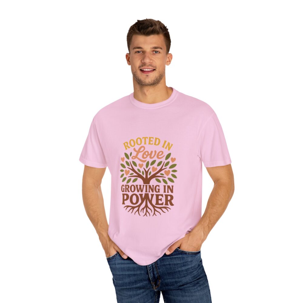 Rooted in Love Unisex T-Shirt | Growing in Power Tee, Nature Lover Gift, Inspirational Shirt, Eco-Friendly Apparel, Tree Design - Image 21