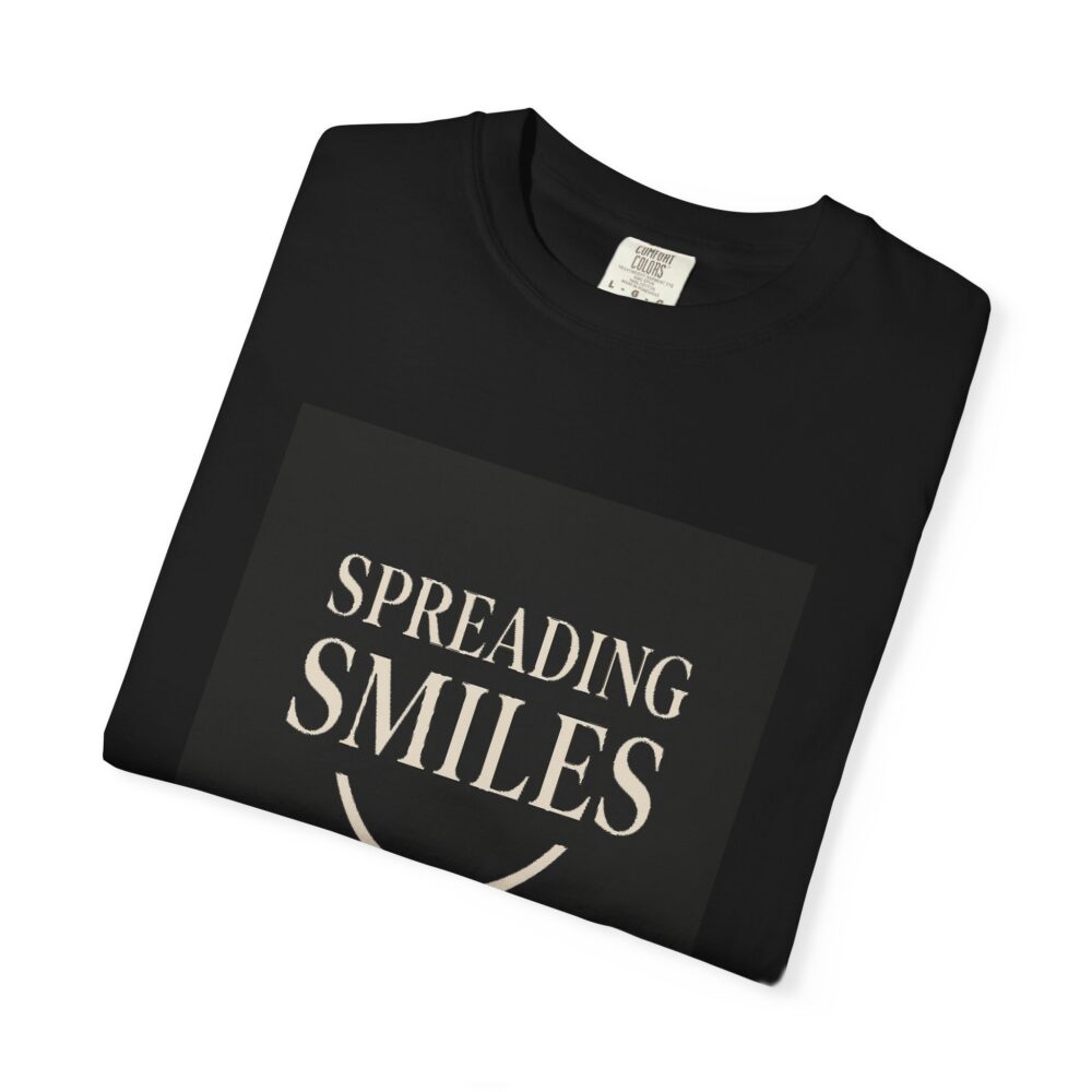 Spreading Smiles - Unisex Garment-Dyed T-Shirt - Image 28