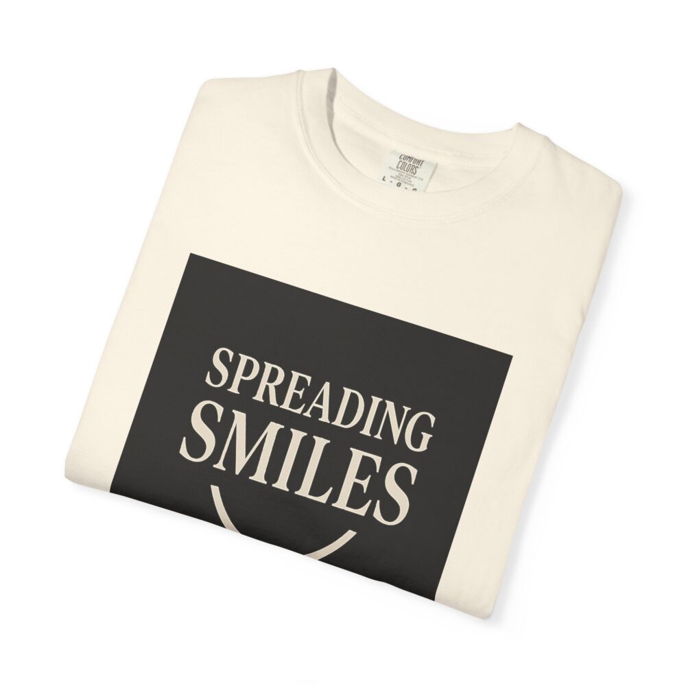 Spreading Smiles - Unisex Garment-Dyed T-Shirt - Image 22