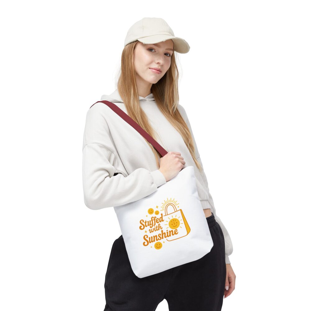 Sunny Vibes Tote Bag, Beach Tote, Eco-Friendly Bag, Gift for Sunshine Lovers, Summer Accessory, Cheerful Shopping Bag - Image 3