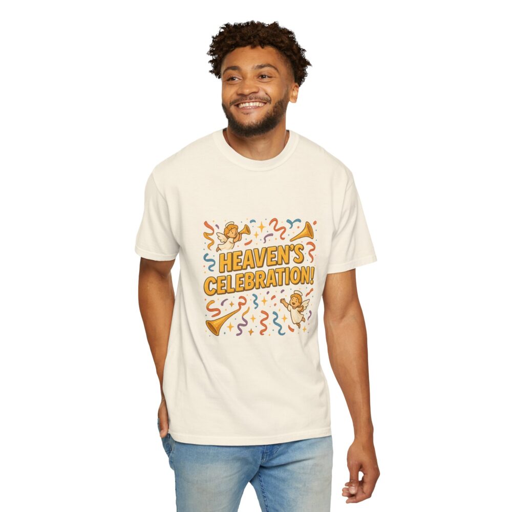 Heaven’s Celebration Unisex T-shirt - Fun Festival Tee, Party Shirt, Gift for Friends, Casual Wear, Unique Apparel - Image 10