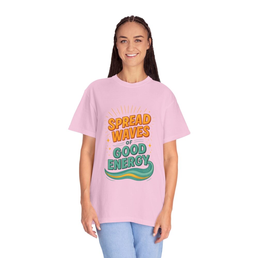 Good Energy T-Shirt, Unisex Tee, Eco-Friendly Apparel, Summer Vibes, Positive Message, Gift for Friends, Casual Wear - Image 22