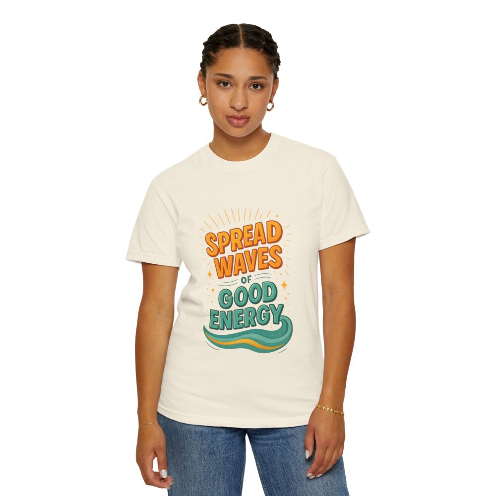 Good Energy T-Shirt, Unisex Tee, Eco-Friendly Apparel, Summer Vibes, Positive Message, Gift for Friends, Casual Wear - Image 12