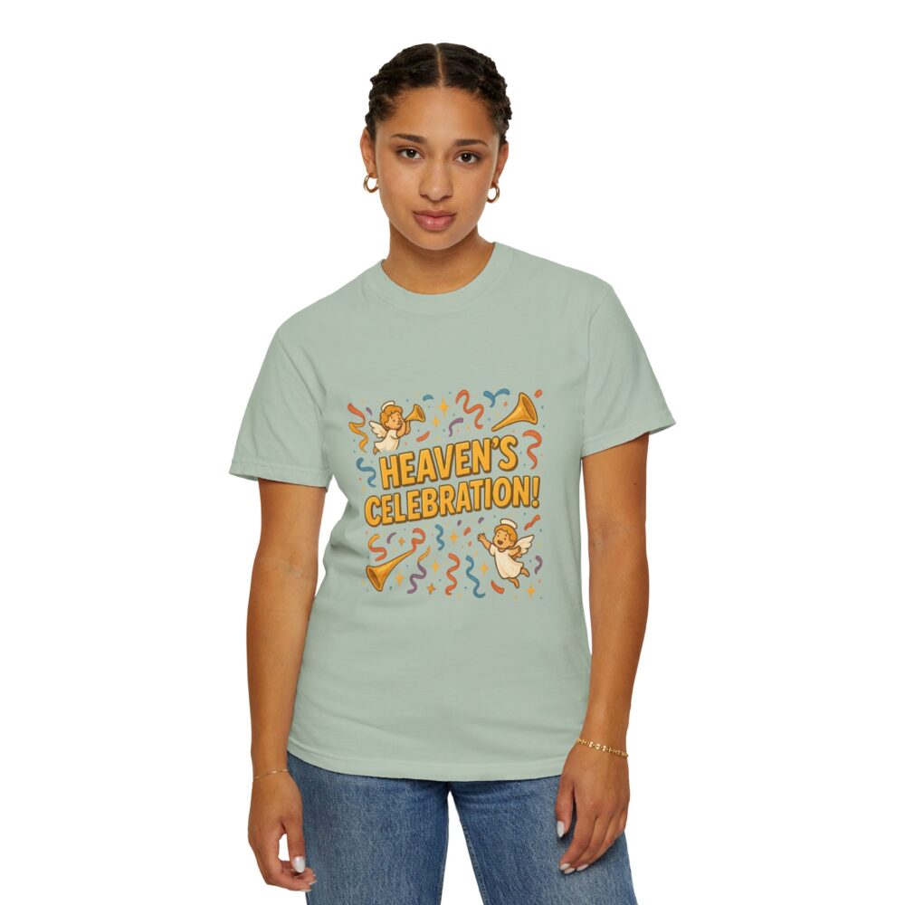Heaven’s Celebration Unisex T-shirt - Fun Festival Tee, Party Shirt, Gift for Friends, Casual Wear, Unique Apparel - Image 15