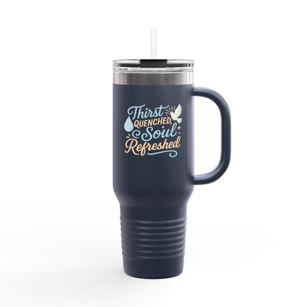 Thirst Quencher Insulated Travel Mug - 40oz, Perfect for On-the-Go Hydration, Great Gift for Coffee Lovers, Road Trips, Outdoor [...] - Image 5