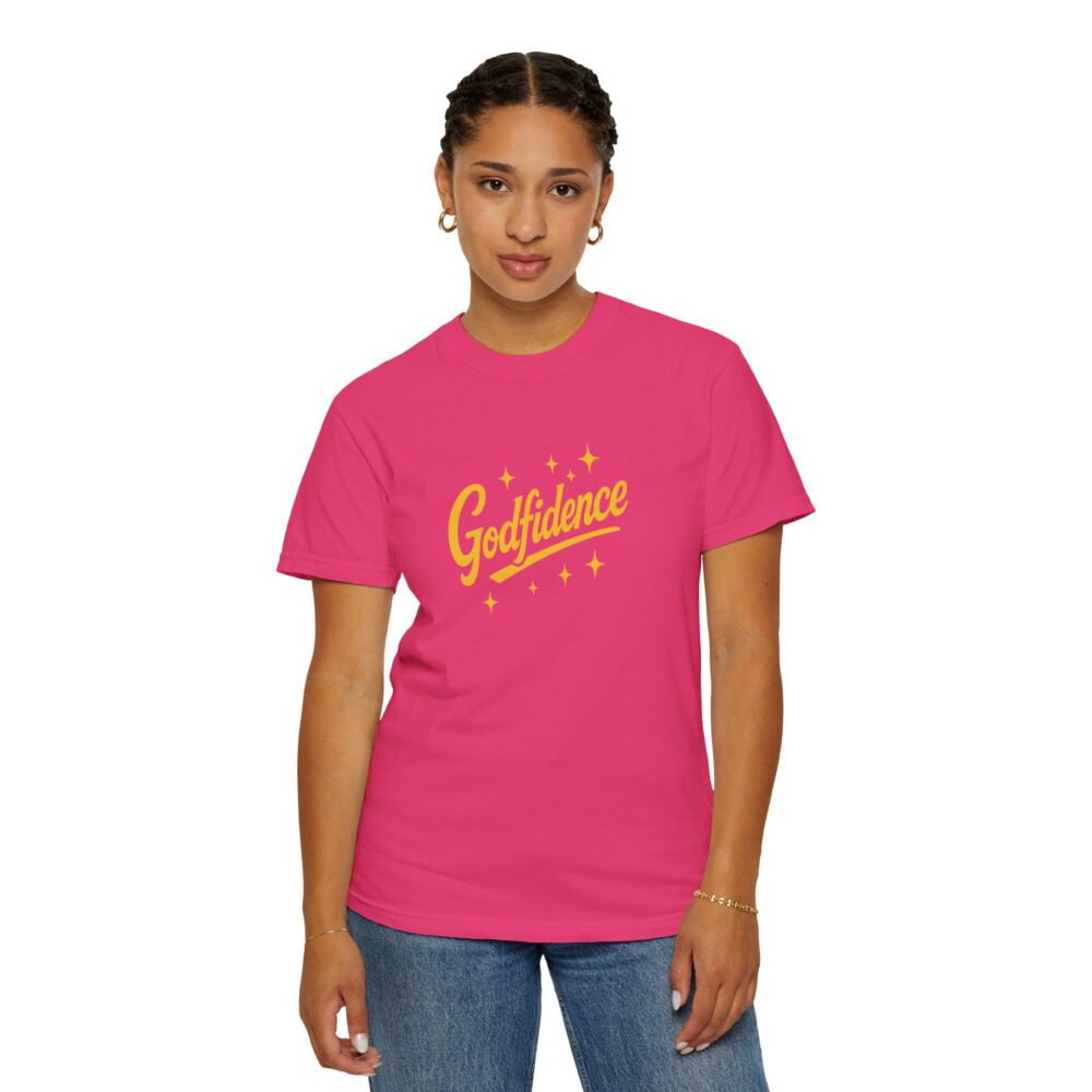 Godfidence Garment-Dyed T-Shirt, Unisex Tee, Inspirational Apparel, Casual Wear, Gift for Her, Motivational Clothing - Image 20