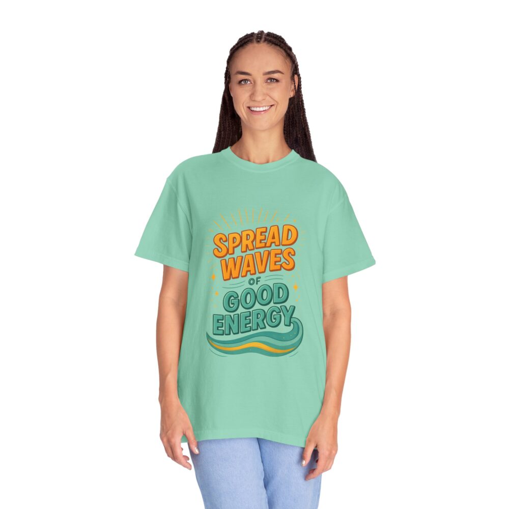 Good Energy T-Shirt, Unisex Tee, Eco-Friendly Apparel, Summer Vibes, Positive Message, Gift for Friends, Casual Wear - Image 14