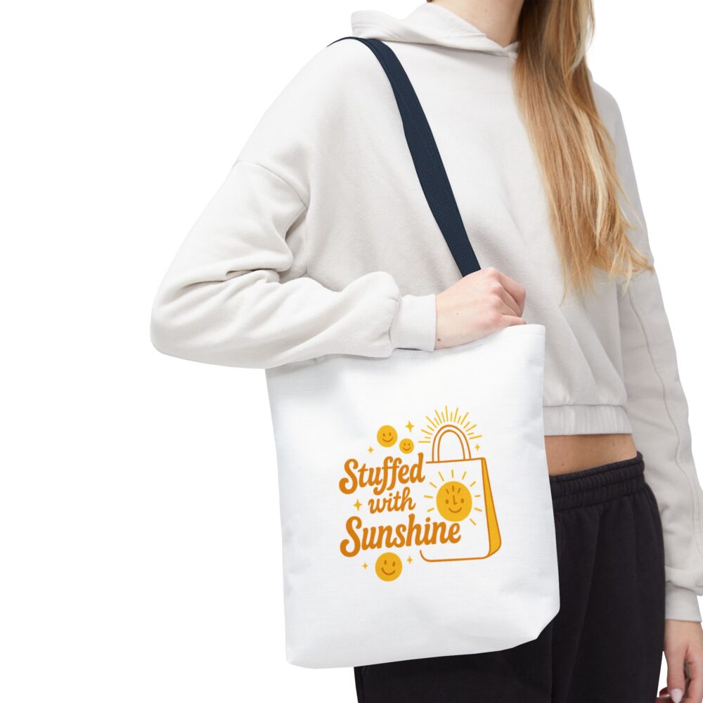 Sunny Vibes Tote Bag, Beach Tote, Eco-Friendly Bag, Gift for Sunshine Lovers, Summer Accessory, Cheerful Shopping Bag - Image 10