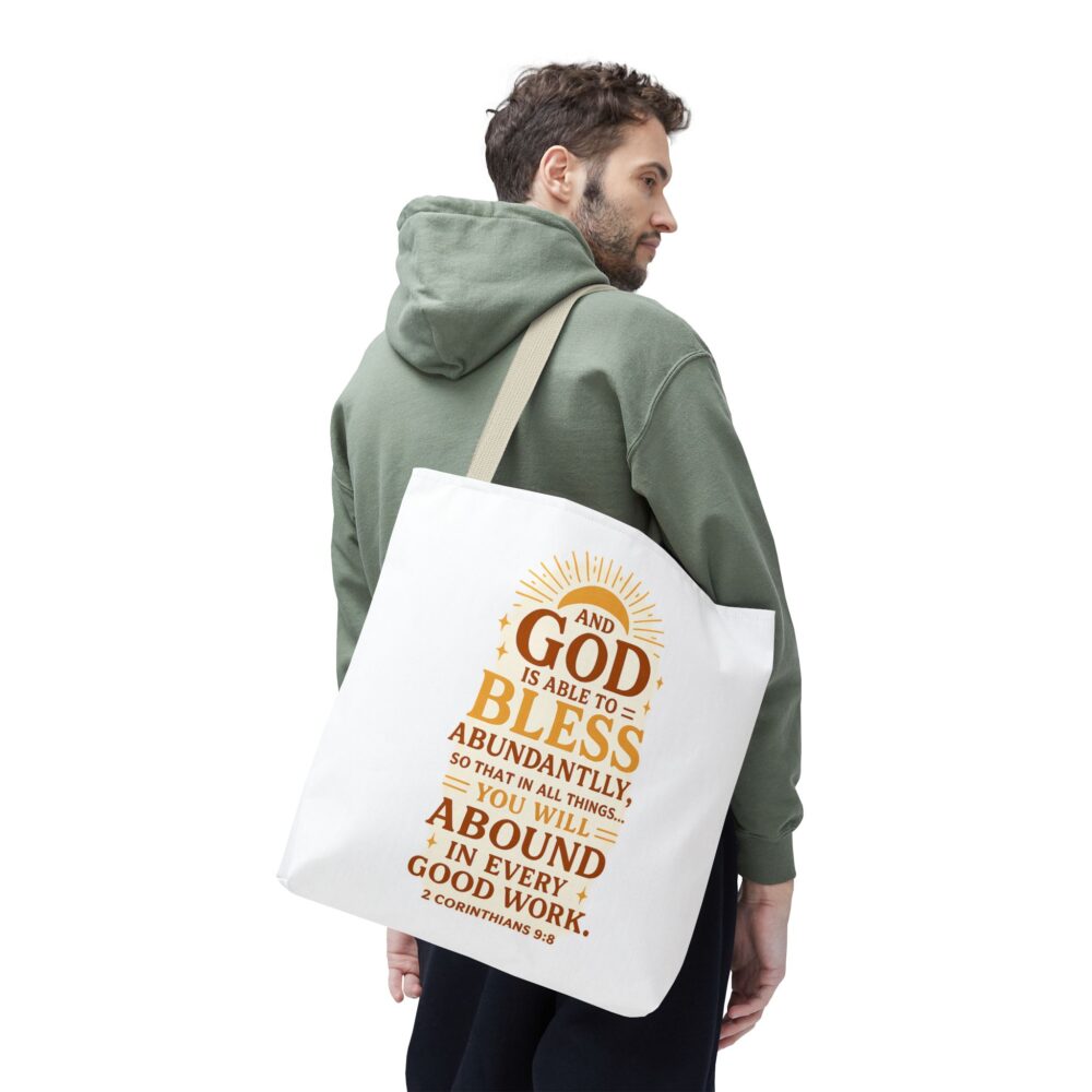 Inspirational Tote Bag, Motivational Tote, Christian Tote, Faith-Based Bag, Everyday Carryall, Religious Gifts - Image 11