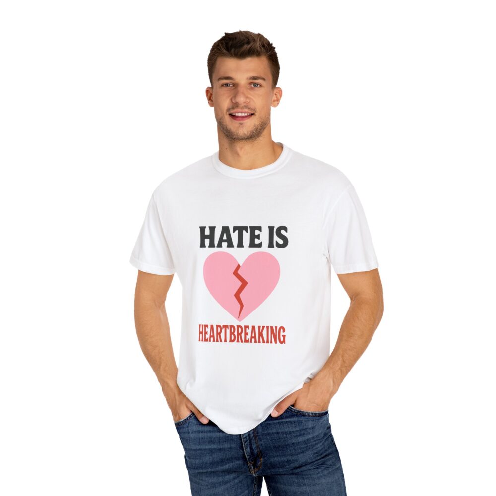 Unisex Garment-Dyed T-shirt with Heartbreaking Message - Perfect for Awareness, Casual Wear, Gifts, and Trendy Style - Image 5
