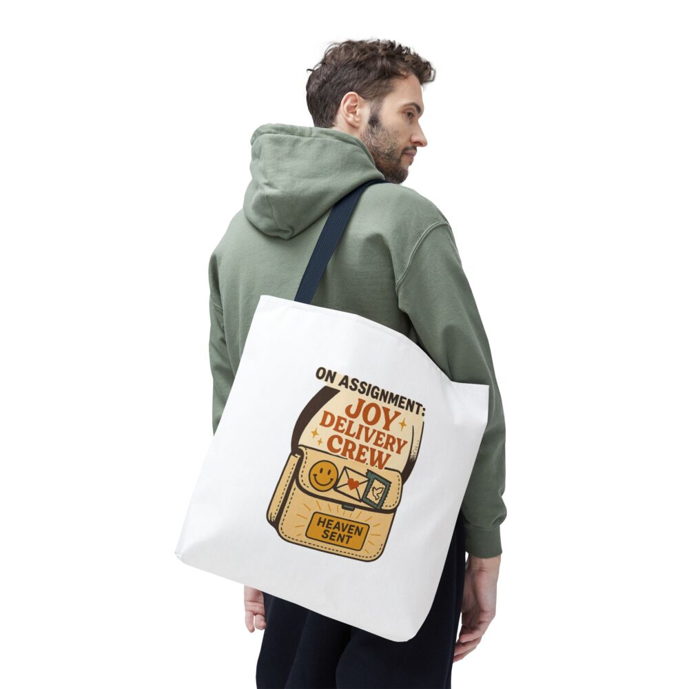 Joy Delivery Crew Tote Bag | Whimsical Shopping Bag | Perfect for Gifts, Easter, Birthdays, or Everyday Use - Image 15