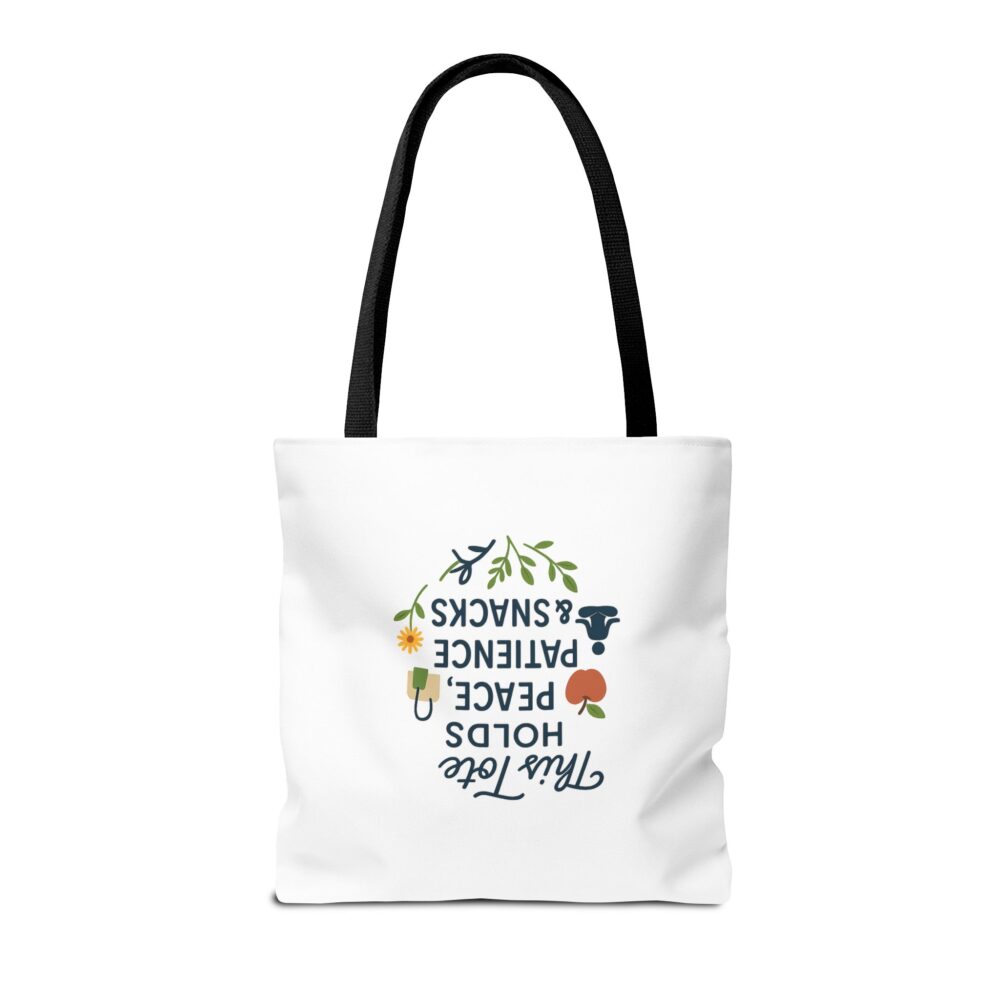 Peace & Patience Tote Bag | Inspirational Bag for Shopping, Beach, Gym, Gifts, Eco-Friendly Use - Image 22