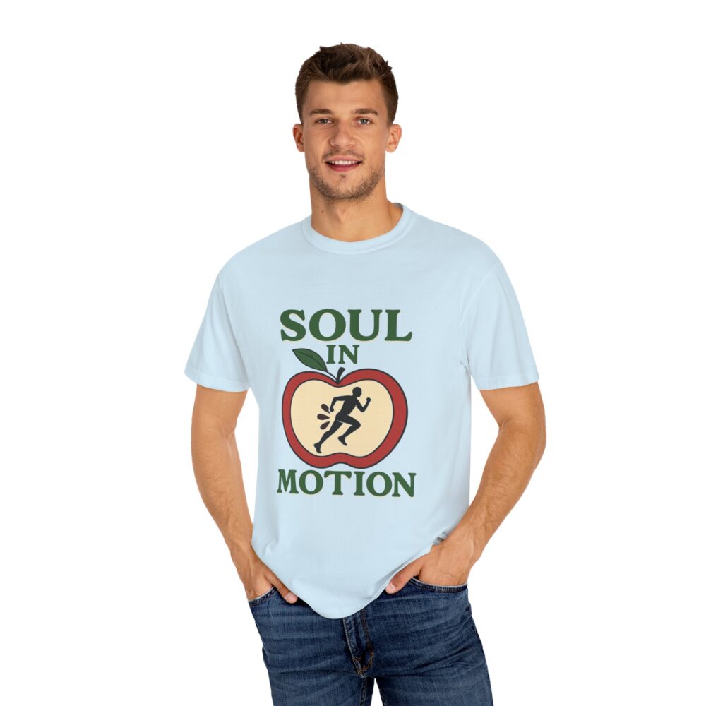 Soul in Motion Unisex Garment-Dyed T-Shirt - Inspirational Activewear - Image 2