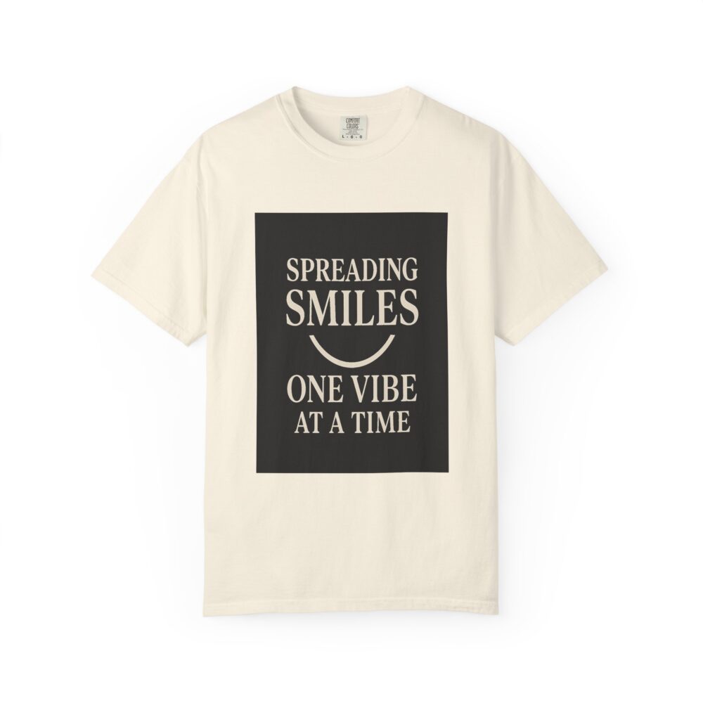 Spreading Smiles - Unisex Garment-Dyed T-Shirt - Image 20