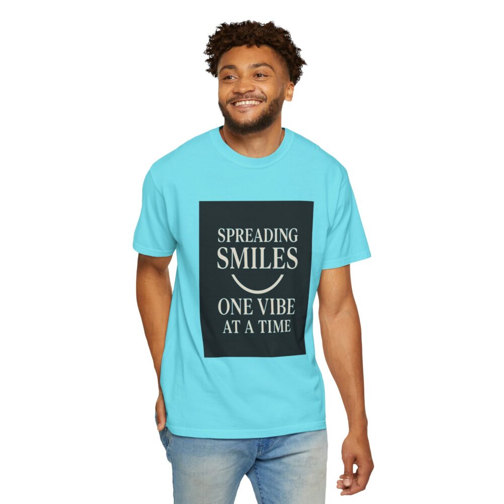 Spreading Smiles - Unisex Garment-Dyed T-Shirt - Image 11