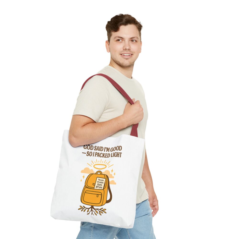 Spiritual Tote Bag - Motivational Quote, Eco-Friendly, Gift for Him/Her, Inspirational, Everyday Use, Unique Design - Image 5