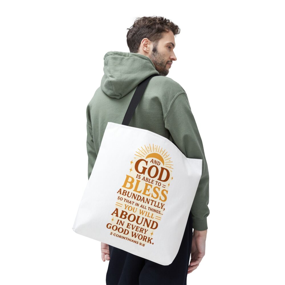 Inspirational Tote Bag, Motivational Tote, Christian Tote, Faith-Based Bag, Everyday Carryall, Religious Gifts - Image 3