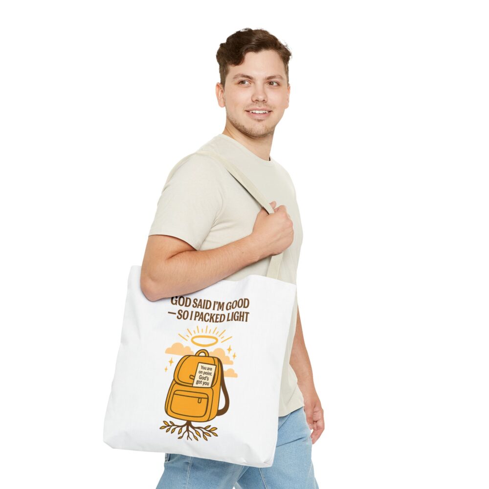 Spiritual Tote Bag - Motivational Quote, Eco-Friendly, Gift for Him/Her, Inspirational, Everyday Use, Unique Design - Image 11
