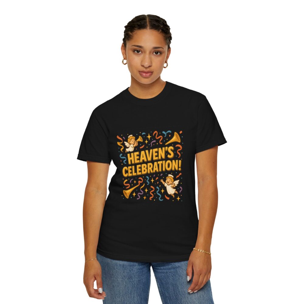 Heaven’s Celebration Unisex T-shirt - Fun Festival Tee, Party Shirt, Gift for Friends, Casual Wear, Unique Apparel