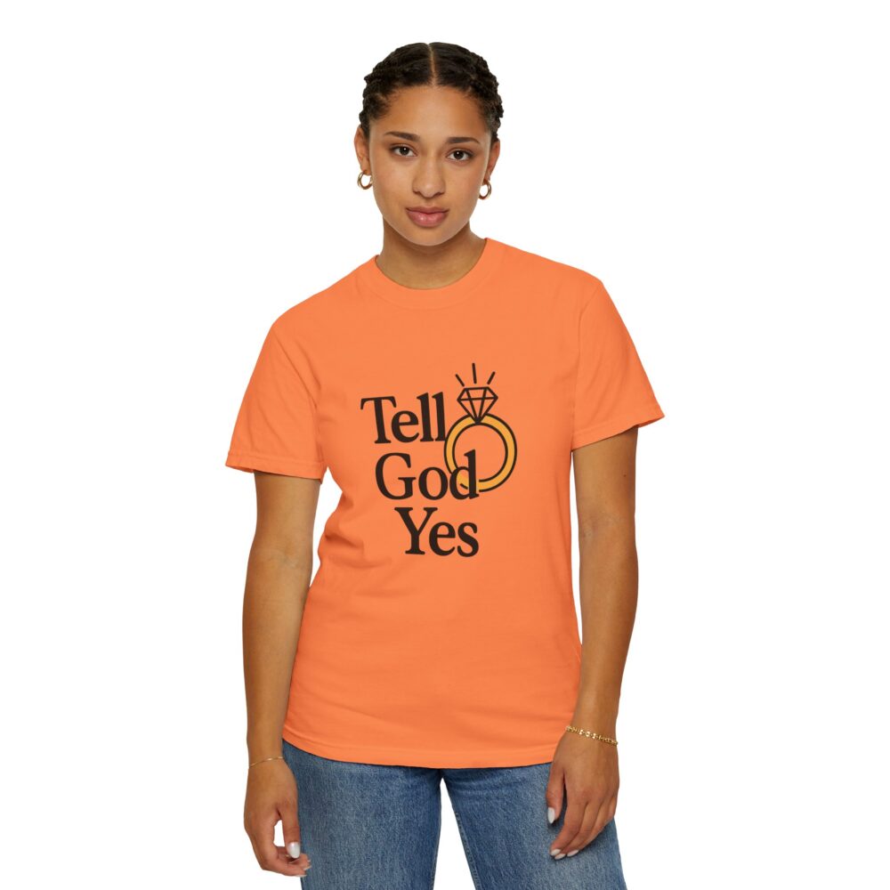 Wedding Proposal T-Shirt, Engagement Gift, Tell God Yes Shirt, Unisex Shirt, Marriage Celebration Tee - Image 12