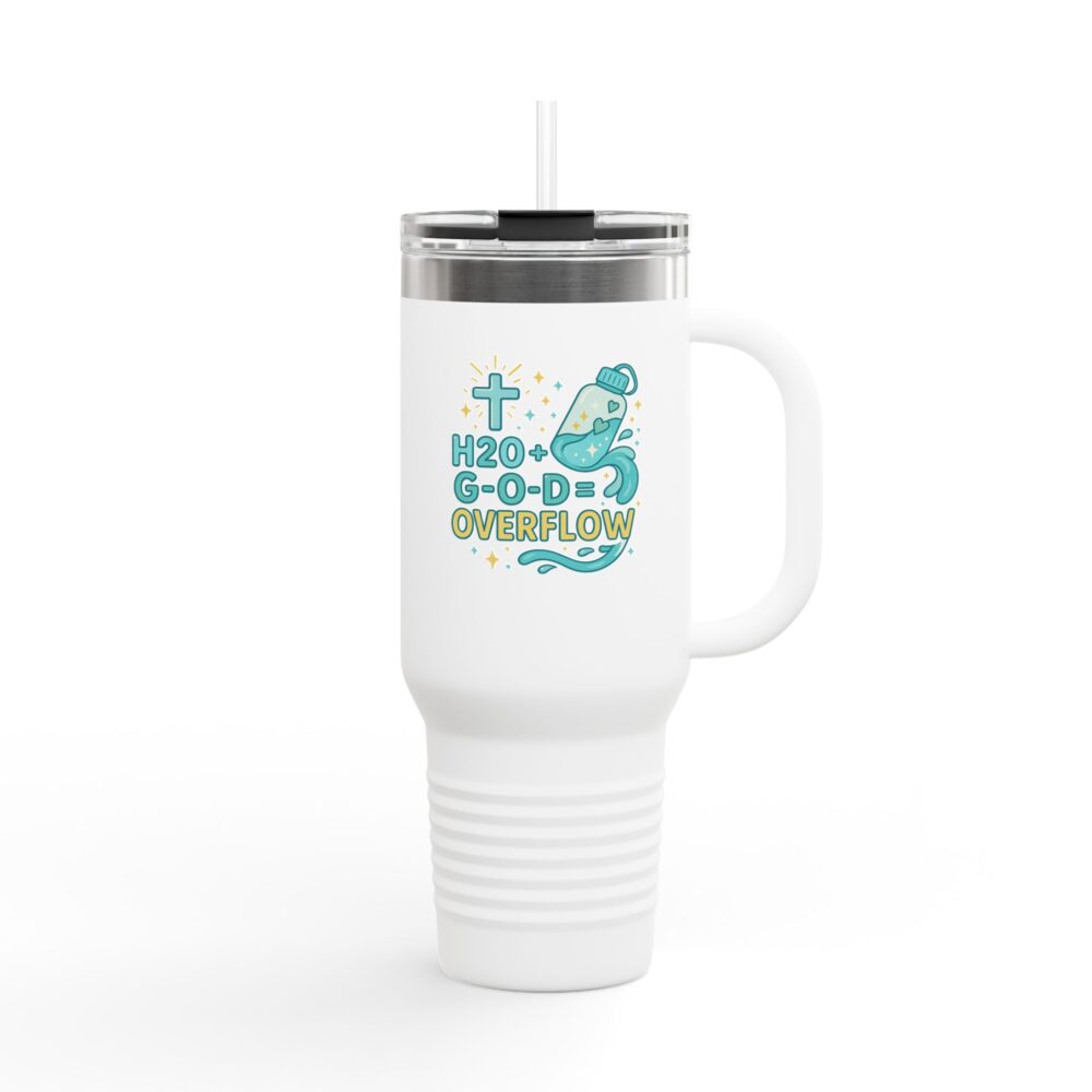 Faith-Inspired Insulated Travel Mug, 40oz - Perfect for Daily Hydration, Gifts, Church Events, and Outdoor Adventures - Image 2