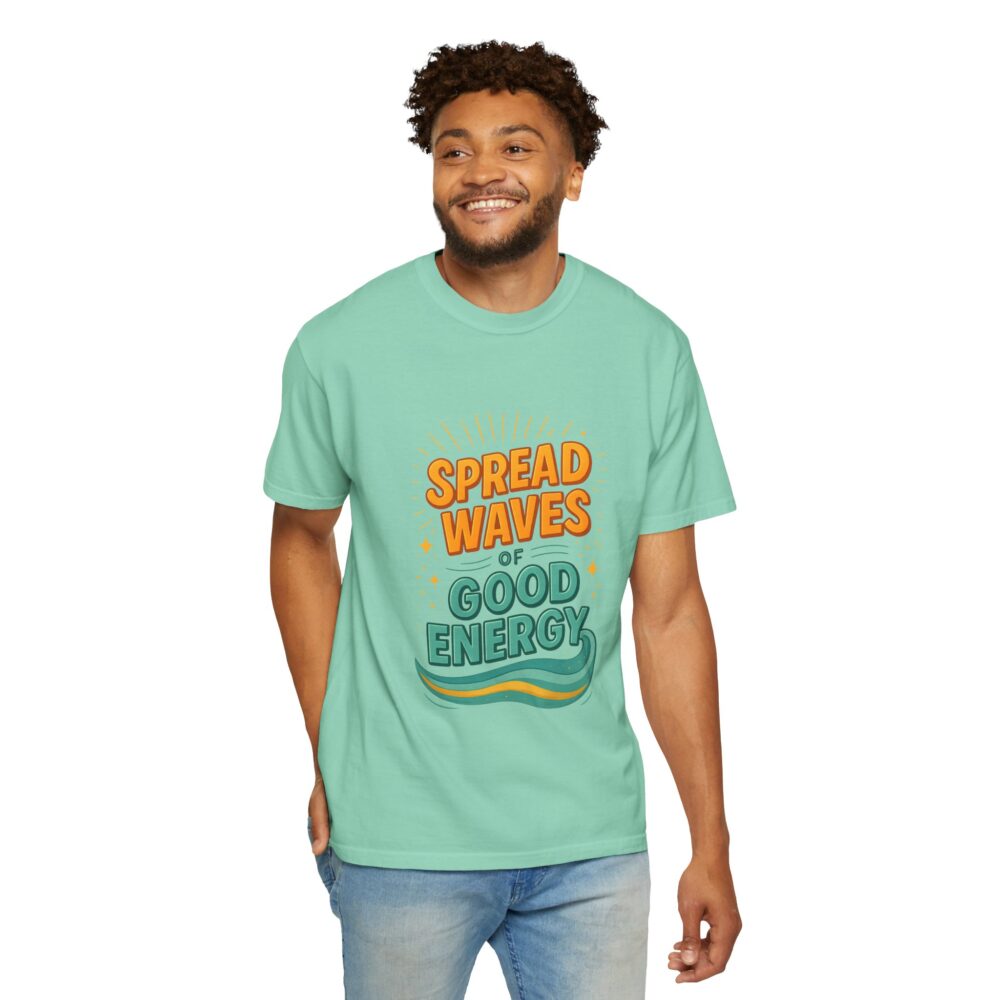 Good Energy T-Shirt, Unisex Tee, Eco-Friendly Apparel, Summer Vibes, Positive Message, Gift for Friends, Casual Wear - Image 15