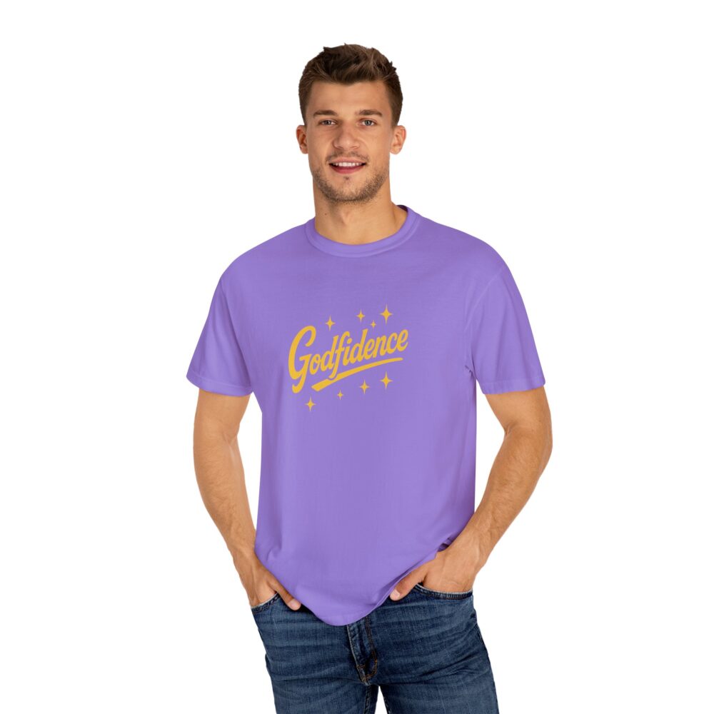 Godfidence Garment-Dyed T-Shirt, Unisex Tee, Inspirational Apparel, Casual Wear, Gift for Her, Motivational Clothing - Image 13