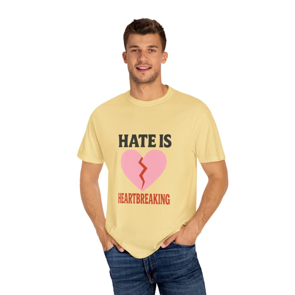 Unisex Garment-Dyed T-shirt with Heartbreaking Message - Perfect for Awareness, Casual Wear, Gifts, and Trendy Style - Image 13