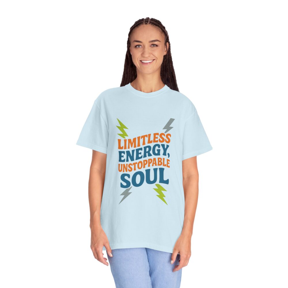 Limitless Energy Unisex T-Shirt, Motivational Tee, Inspirational Shirt, Gift for Fitness Lovers, Casual Wear for All Occasions - Image 17
