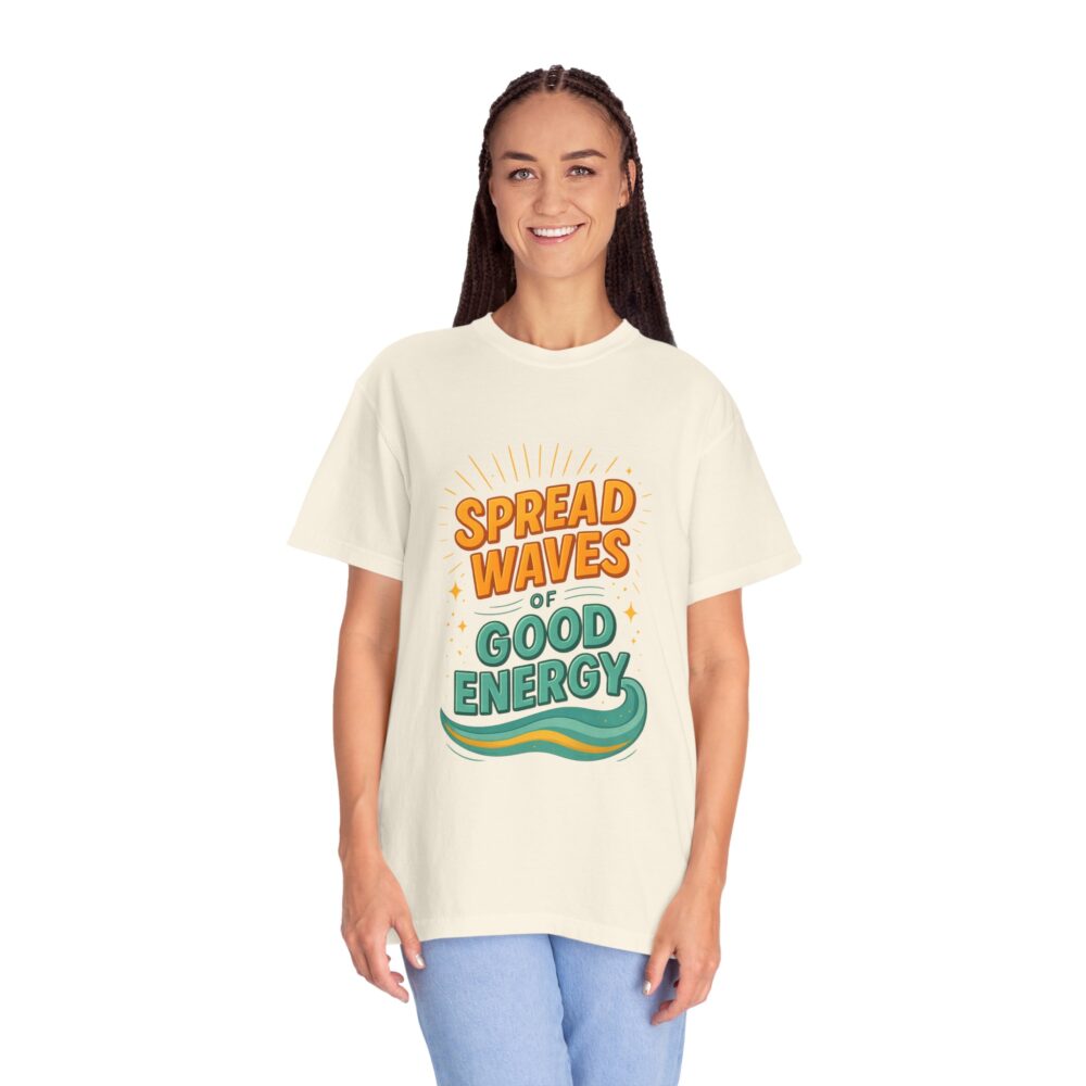 Good Energy T-Shirt, Unisex Tee, Eco-Friendly Apparel, Summer Vibes, Positive Message, Gift for Friends, Casual Wear - Image 10