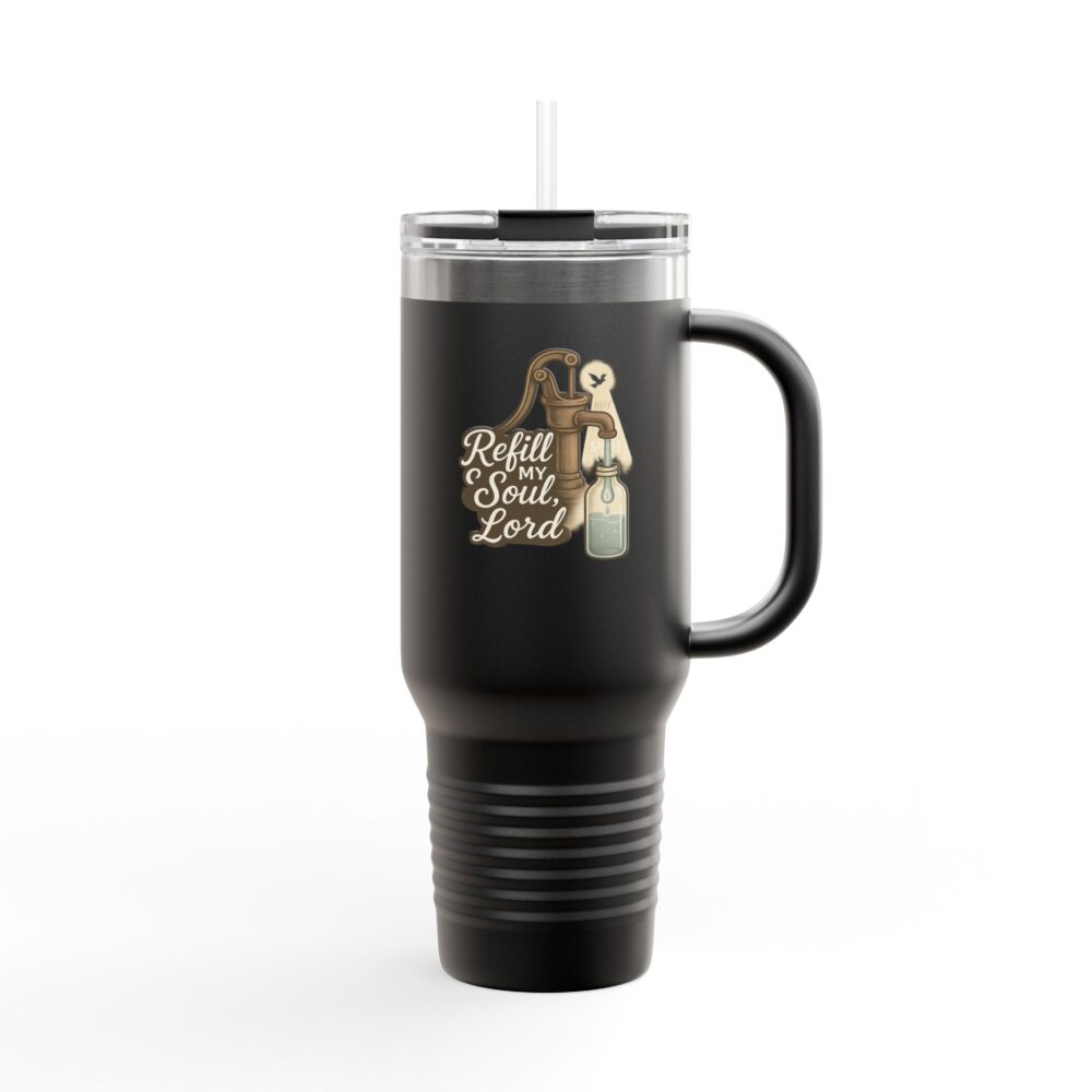 Faith-Inspired Insulated Travel Mug, Soulful Coffee Cup, Christian Gift, Eco-friendly Mug, Inspirational Drinkware - Image 2