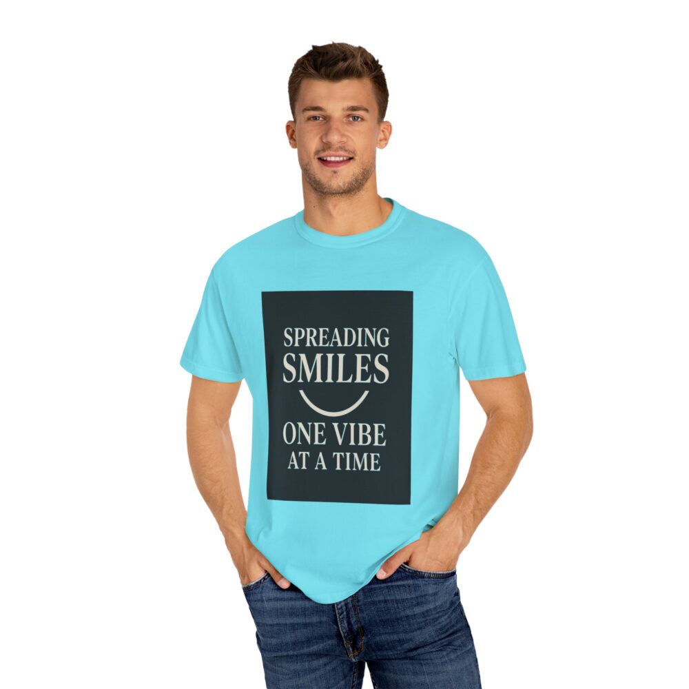 Spreading Smiles - Unisex Garment-Dyed T-Shirt - Image 9