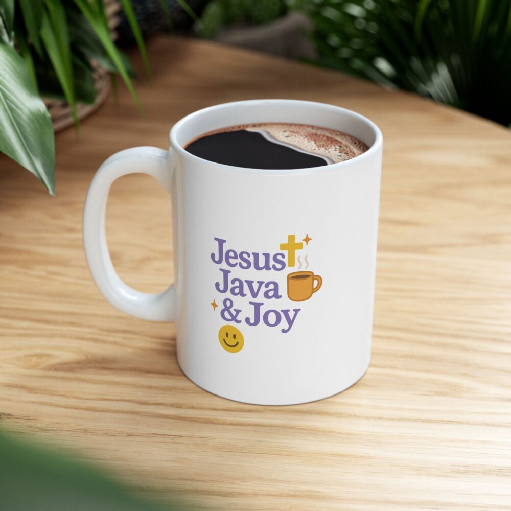 Jesus Java and Joyful Ceramic Mug - Perfect for Coffee Lovers, Gift for Tea Enthusiasts, Fun Kitchen Decor, Birthday Present, Relaxing Moments - Image 8