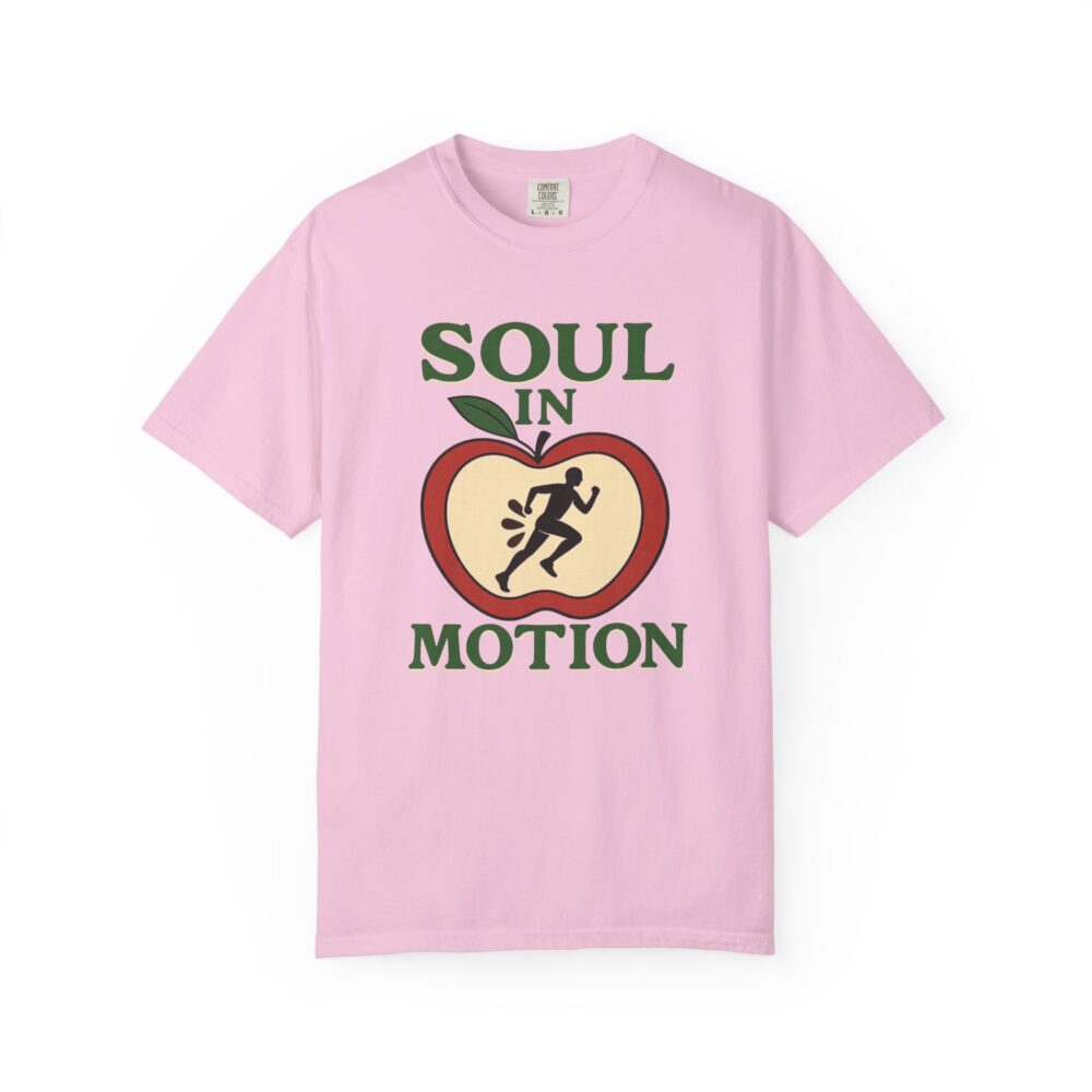 Soul in Motion Unisex Garment-Dyed T-shirt, Relaxed Fit Casual Shirt, Inspirational Apparel, Active Lifestyle Tee, Gift for Fitness Lovers - Image 25