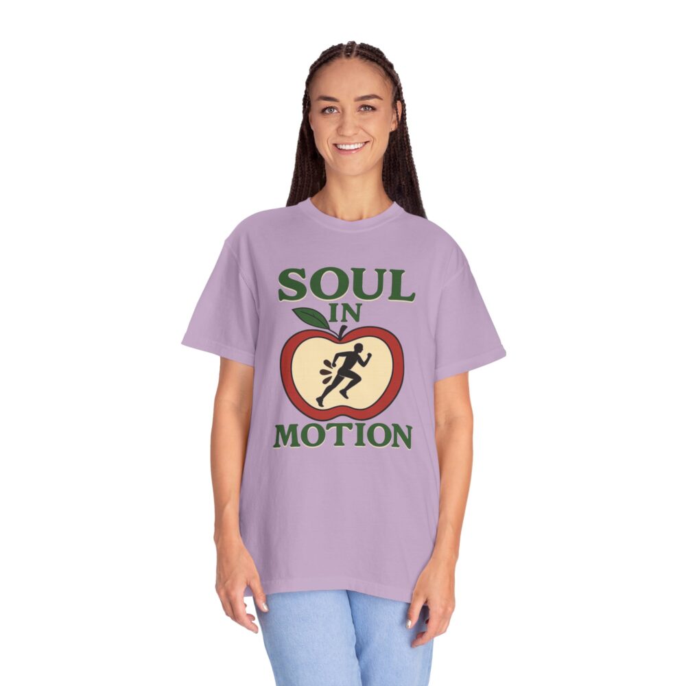 Soul in Motion Unisex Garment-Dyed T-shirt, Relaxed Fit Casual Shirt, Inspirational Apparel, Active Lifestyle Tee, Gift for Fitness Lovers - Image 22