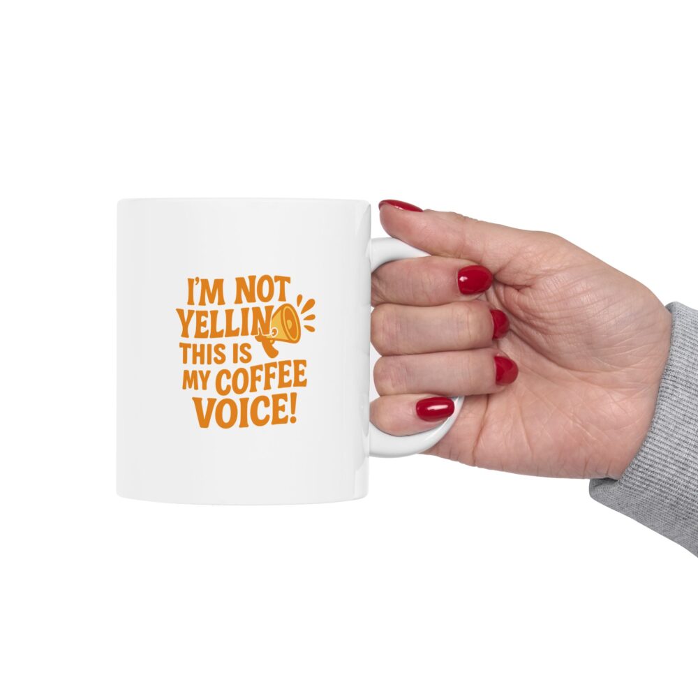 My Sweet Coffee Voice - Bright and Cheerful Ceramic Mug - Perfect Gift for Coffee Lovers, Inspirational Drinkware, Home Decor, Self-Care Essentials, Birthday [...] - Image 11