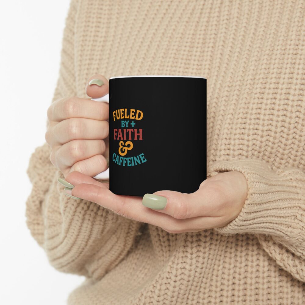 Fueled By Positive Faith & Caffeine Inspirational Ceramic Mug - Motivational Coffee Cup for Gift, Home, Office, Birthdays, Holidays - Image 9