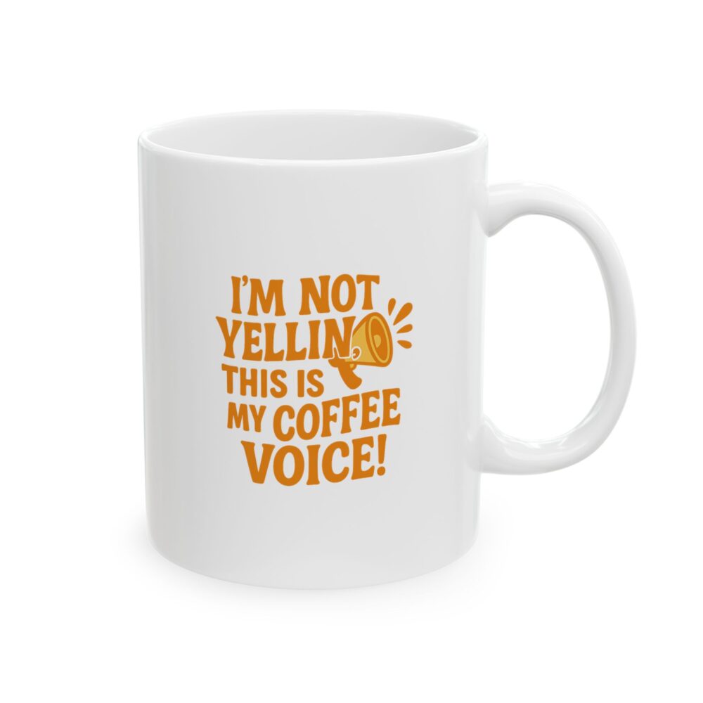 My Sweet Coffee Voice - Bright and Cheerful Ceramic Mug - Perfect Gift for Coffee Lovers, Inspirational Drinkware, Home Decor, Self-Care Essentials, Birthday [...] - Image 3