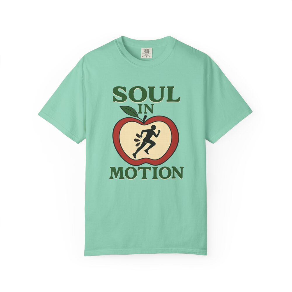 Soul in Motion Unisex Garment-Dyed T-shirt, Relaxed Fit Casual Shirt, Inspirational Apparel, Active Lifestyle Tee, Gift for Fitness Lovers - Image 9
