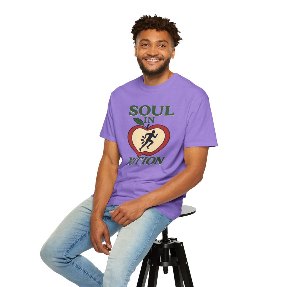 Soul in Motion Unisex Garment-Dyed T-shirt, Relaxed Fit Casual Shirt, Inspirational Apparel, Active Lifestyle Tee, Gift for Fitness Lovers - Image 19