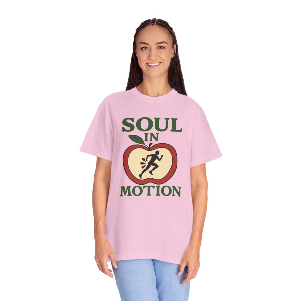 Soul in Motion Unisex Garment-Dyed T-shirt, Relaxed Fit Casual Shirt, Inspirational Apparel, Active Lifestyle Tee, Gift for Fitness Lovers - Image 26