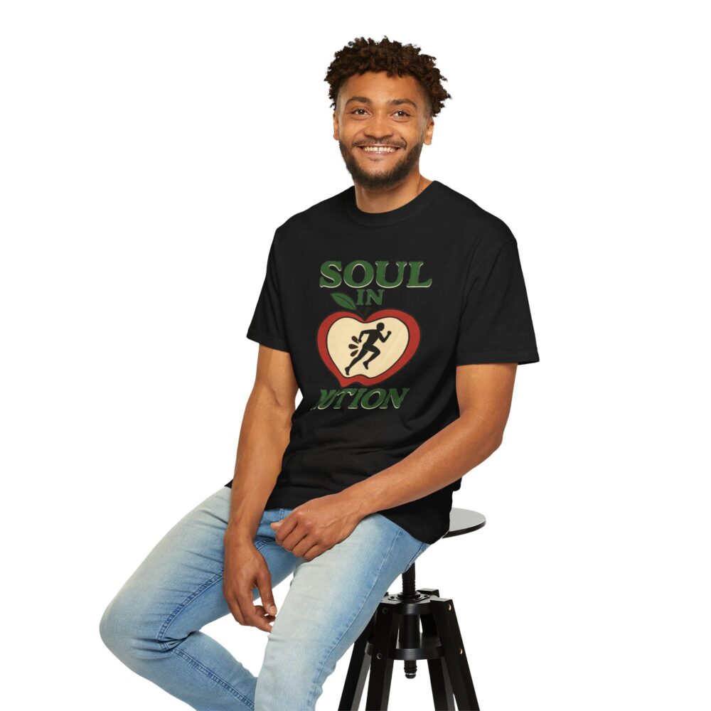 Soul in Motion Unisex Garment-Dyed T-shirt, Relaxed Fit Casual Shirt, Inspirational Apparel, Active Lifestyle Tee, Gift for Fitness Lovers - Image 15