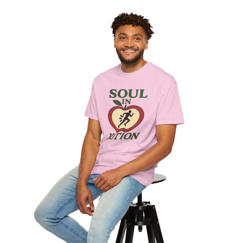 Soul in Motion Unisex Garment-Dyed T-shirt, Relaxed Fit Casual Shirt, Inspirational Apparel, Active Lifestyle Tee, Gift for Fitness Lovers - Image 27